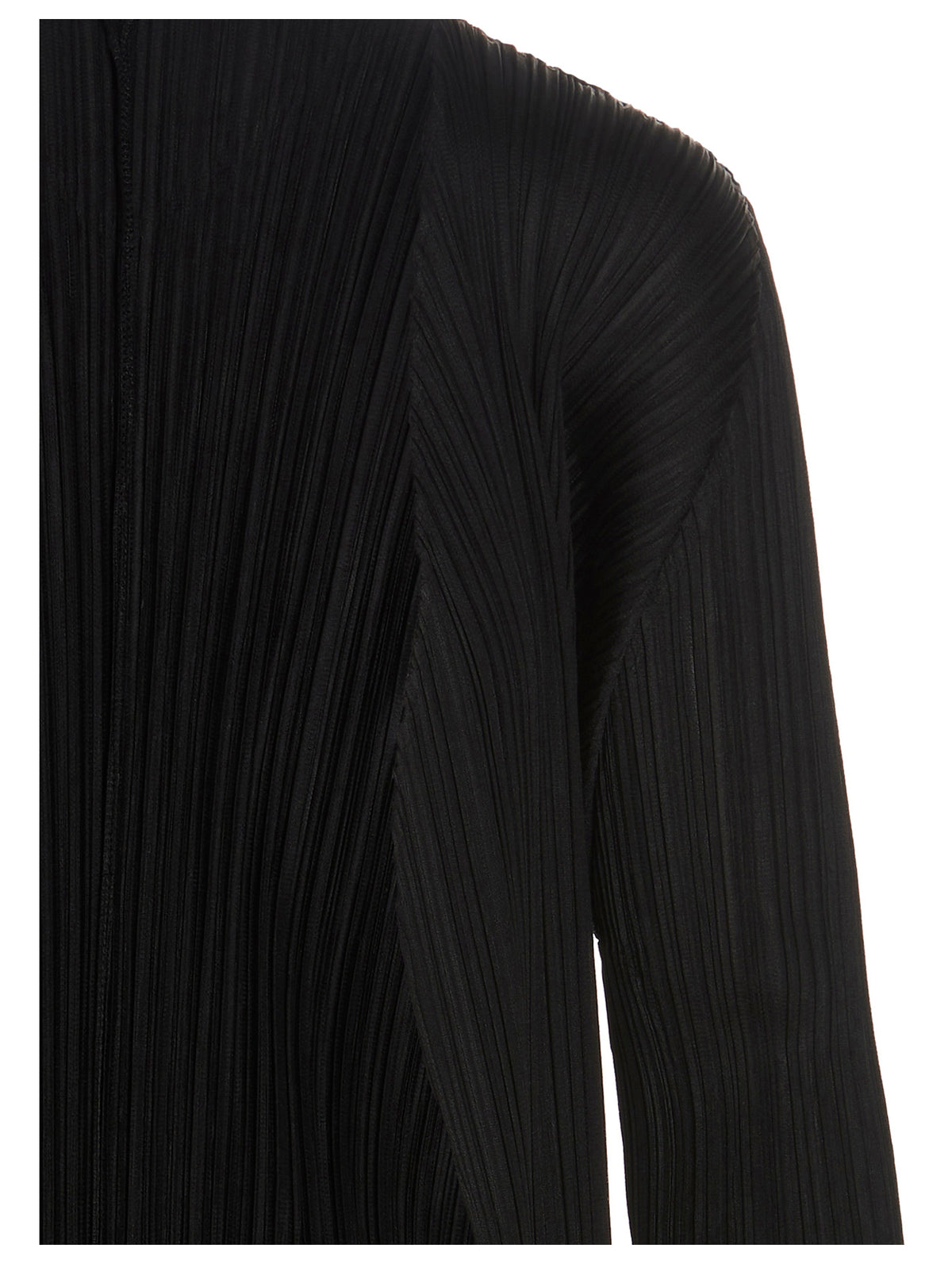 PLEATS PLEASE ISSEY MIYAKE Cardigan en Polyester Noir