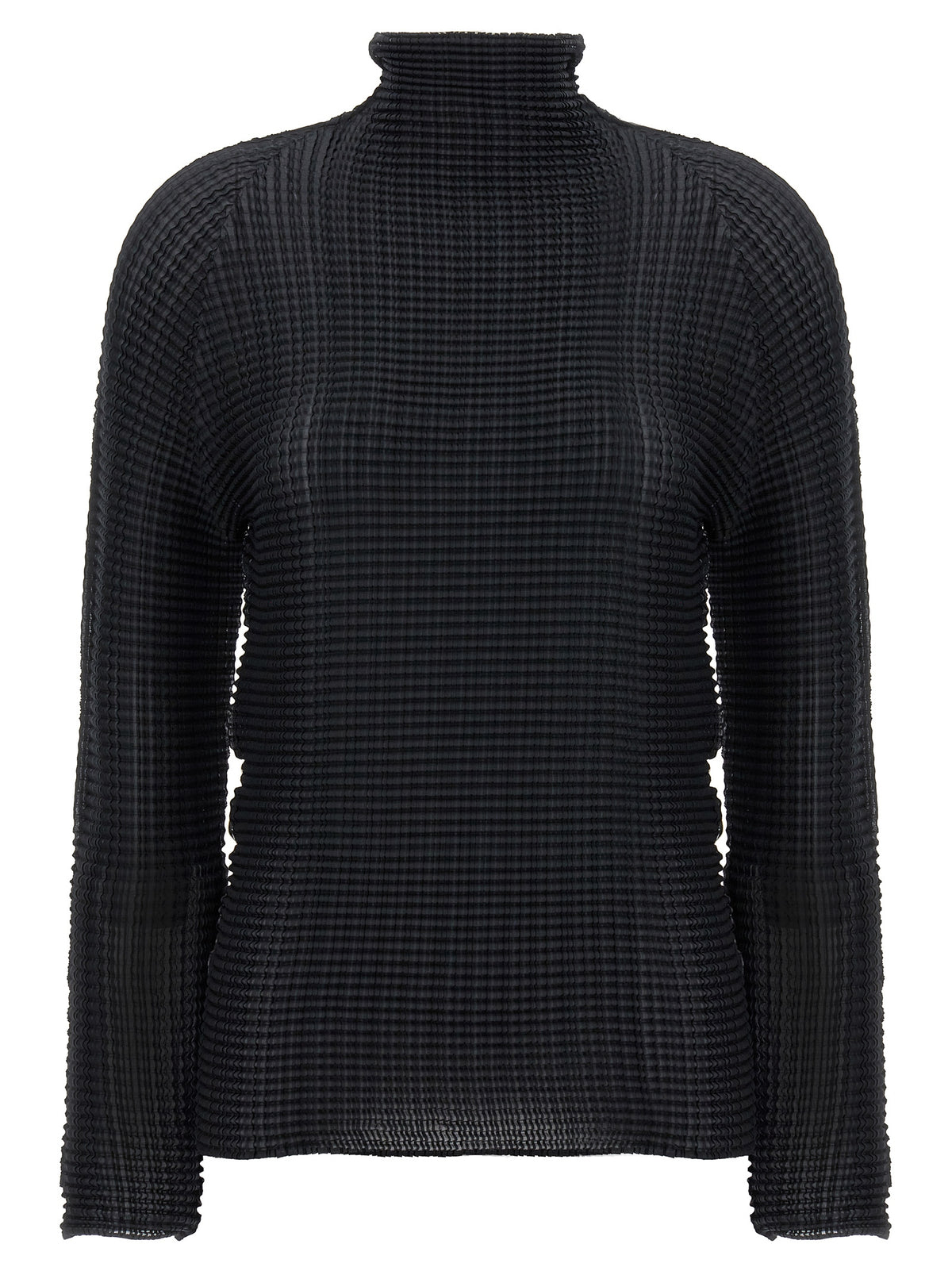Cardigan Issey Miyake en polyester noir