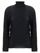 Cardigan Issey Miyake en polyester noir