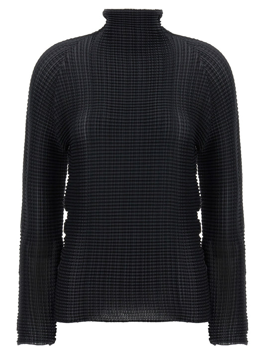 Cardigan Issey Miyake en polyester noir