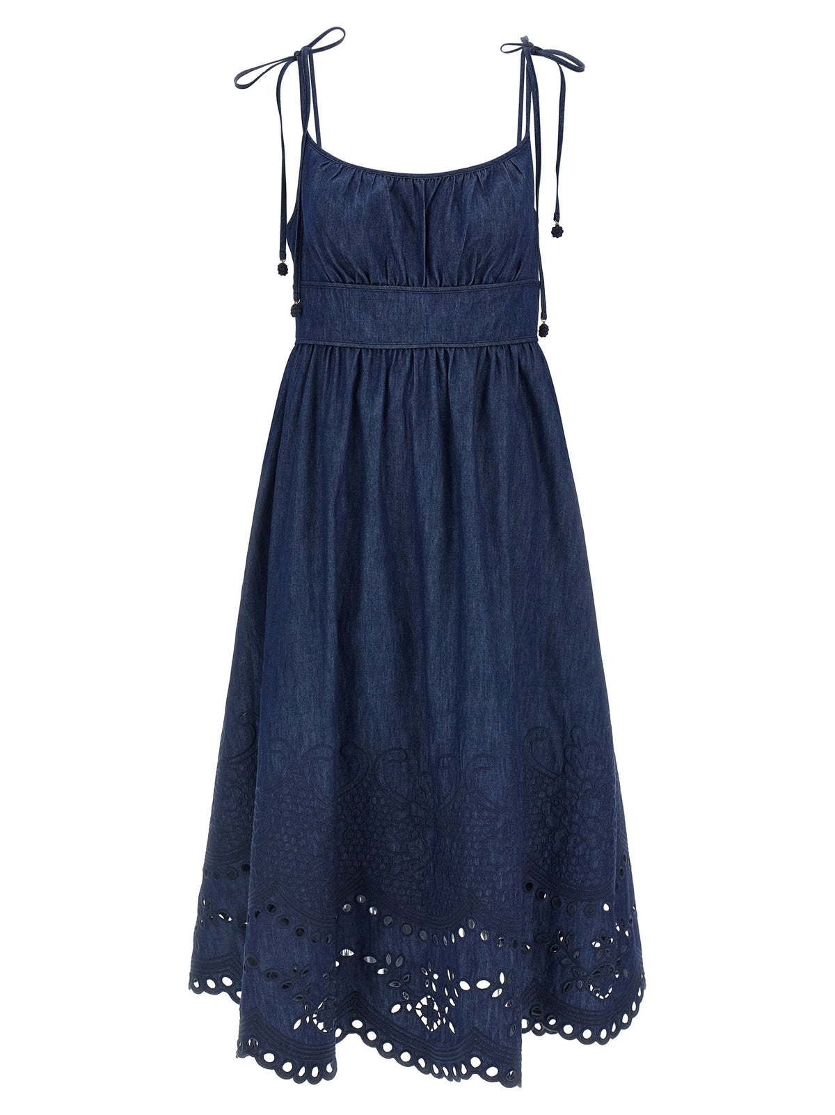 Zimmermann Blue Cotton Midi Dress