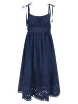 Zimmermann Blue Cotton Midi Dress