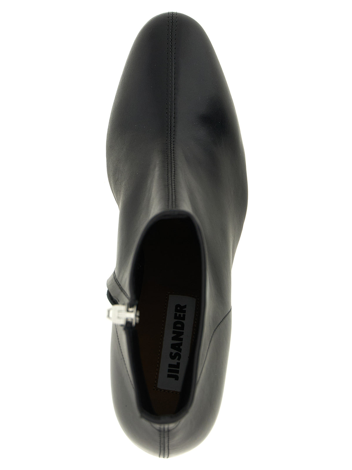 Bottines Jil Sander en veau noir