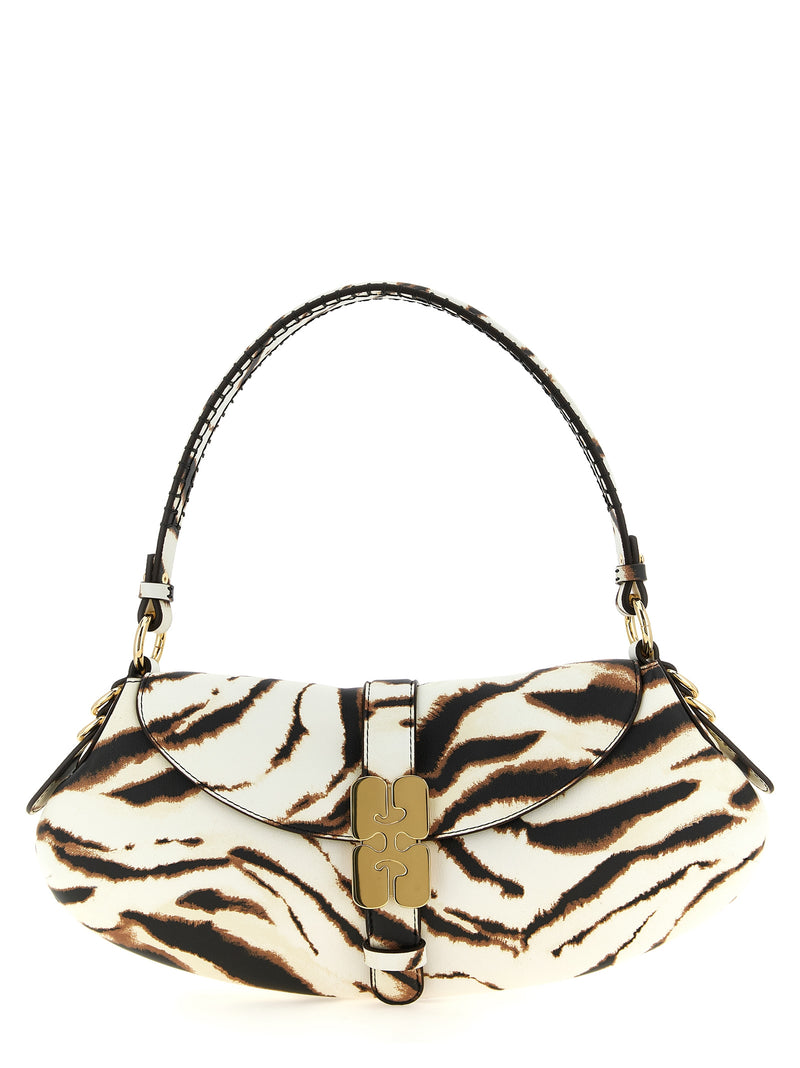 Ganni B-Kat Multicolor Polyester Shoulder Bag