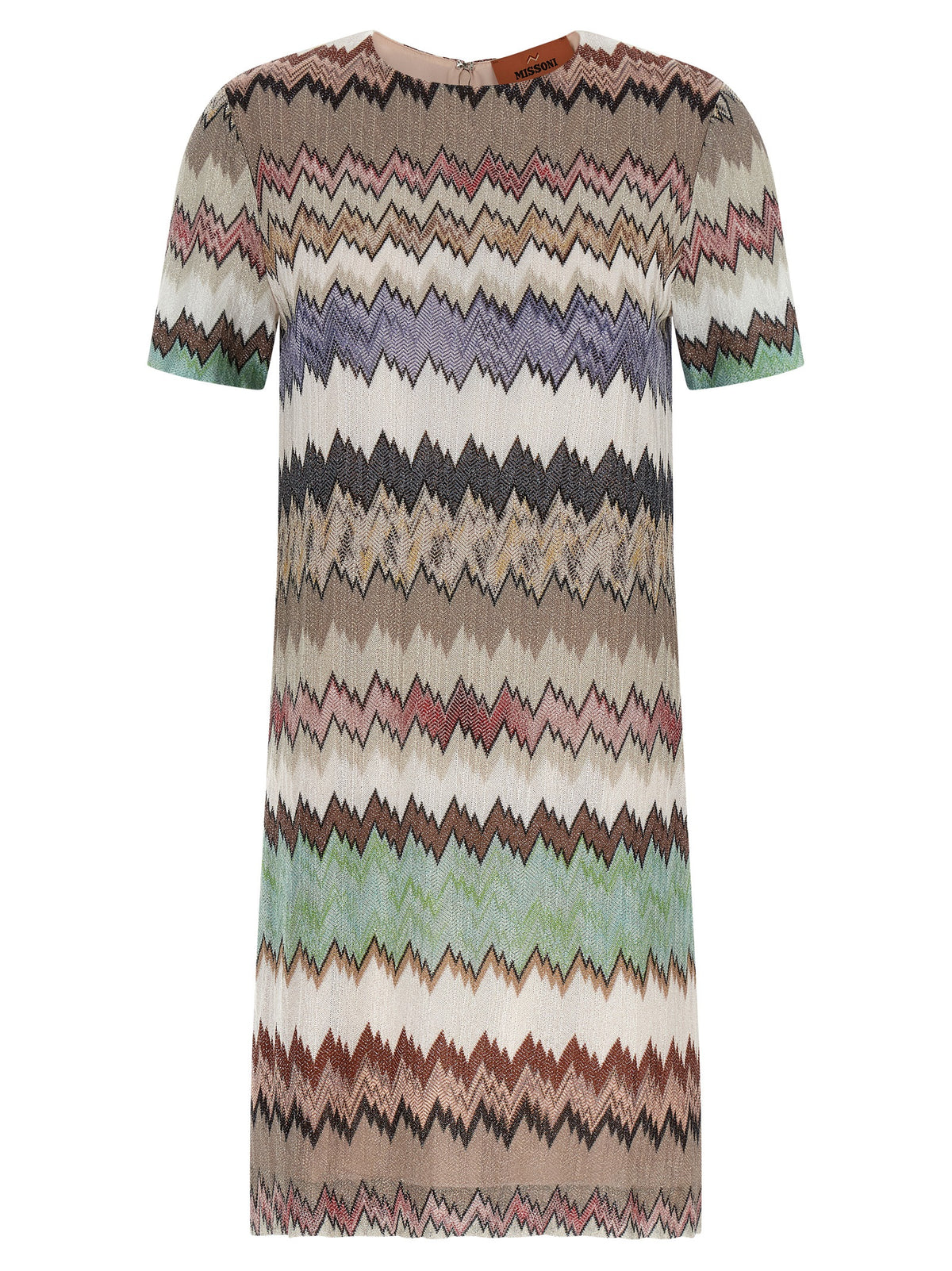Missoni Multicolor Viscose Short Dress - Dazzling Italian Design