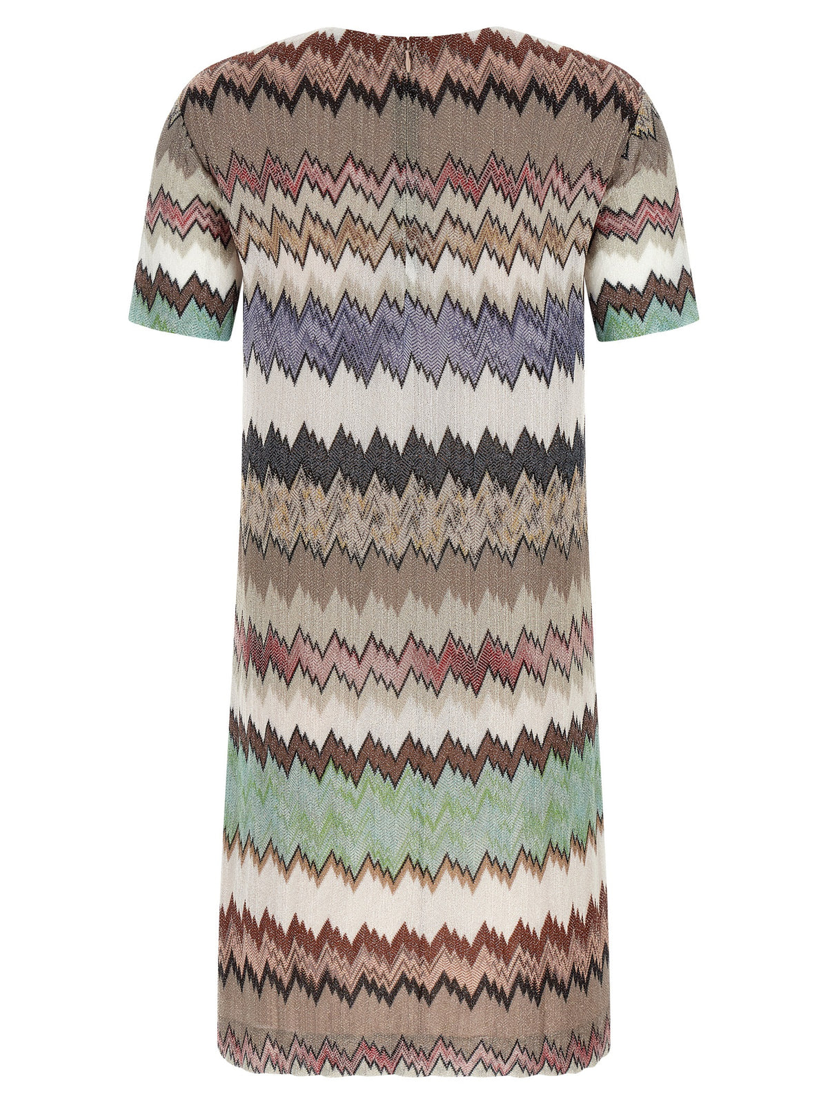 Missoni Multicolor Viscose Short Dress - Dazzling Italian Design
