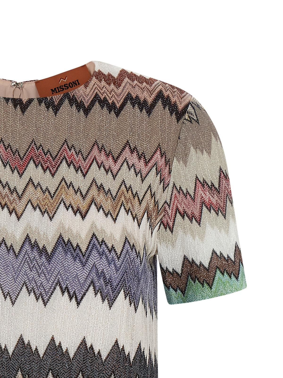 Missoni Multicolor Viscose Short Dress - Dazzling Italian Design