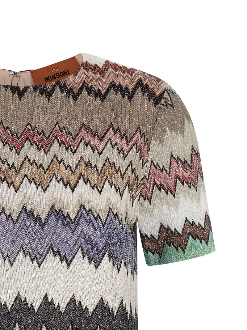 Missoni Multicolor Viscose Short Dress