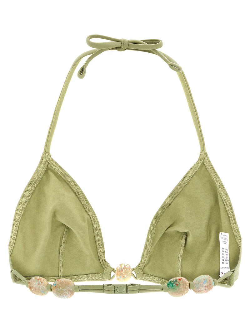 Eres Alva Bicolor Polyamide Bikini - Green