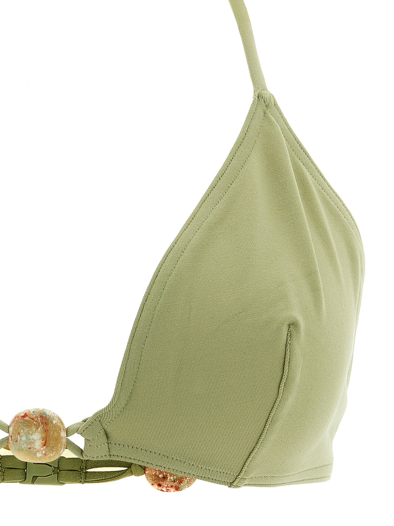 Eres Alva Bicolor Polyamide Bikini - Green