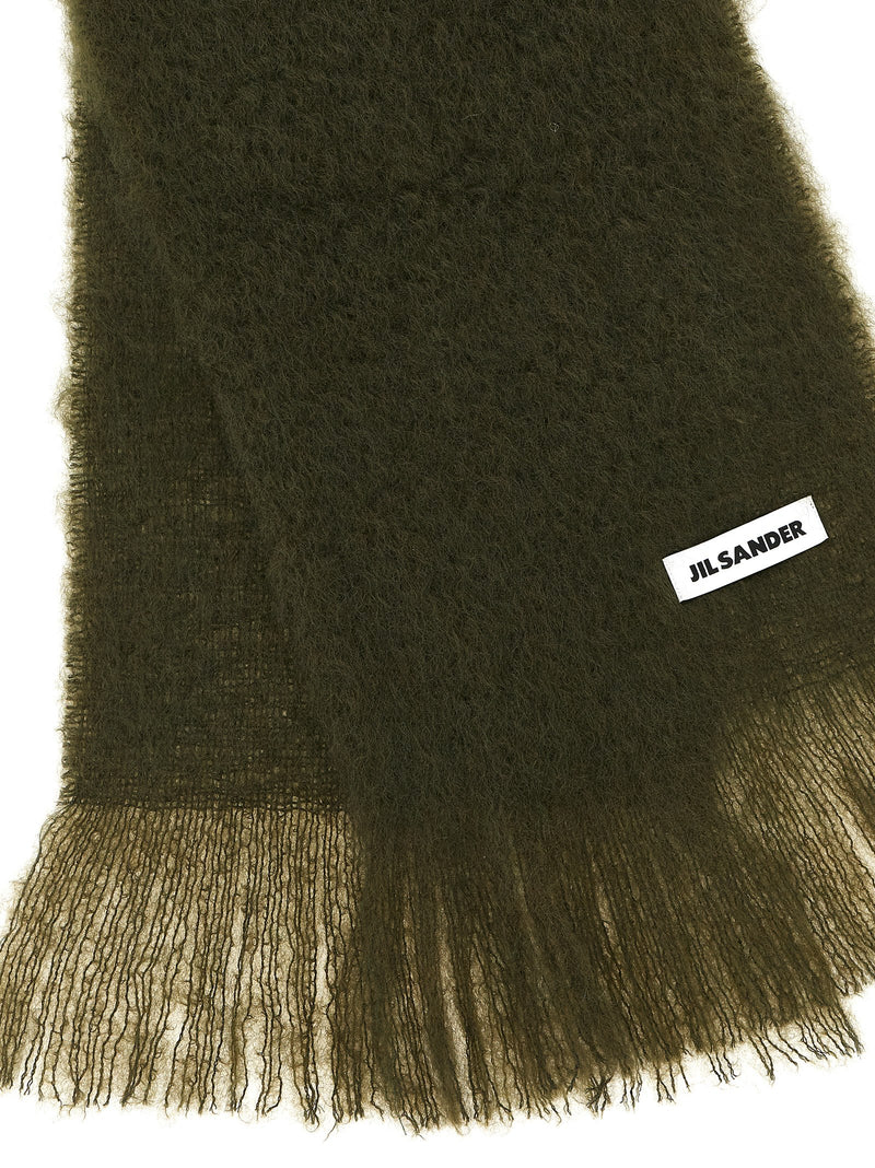 Écharpe en laine bicolore Jil Sander