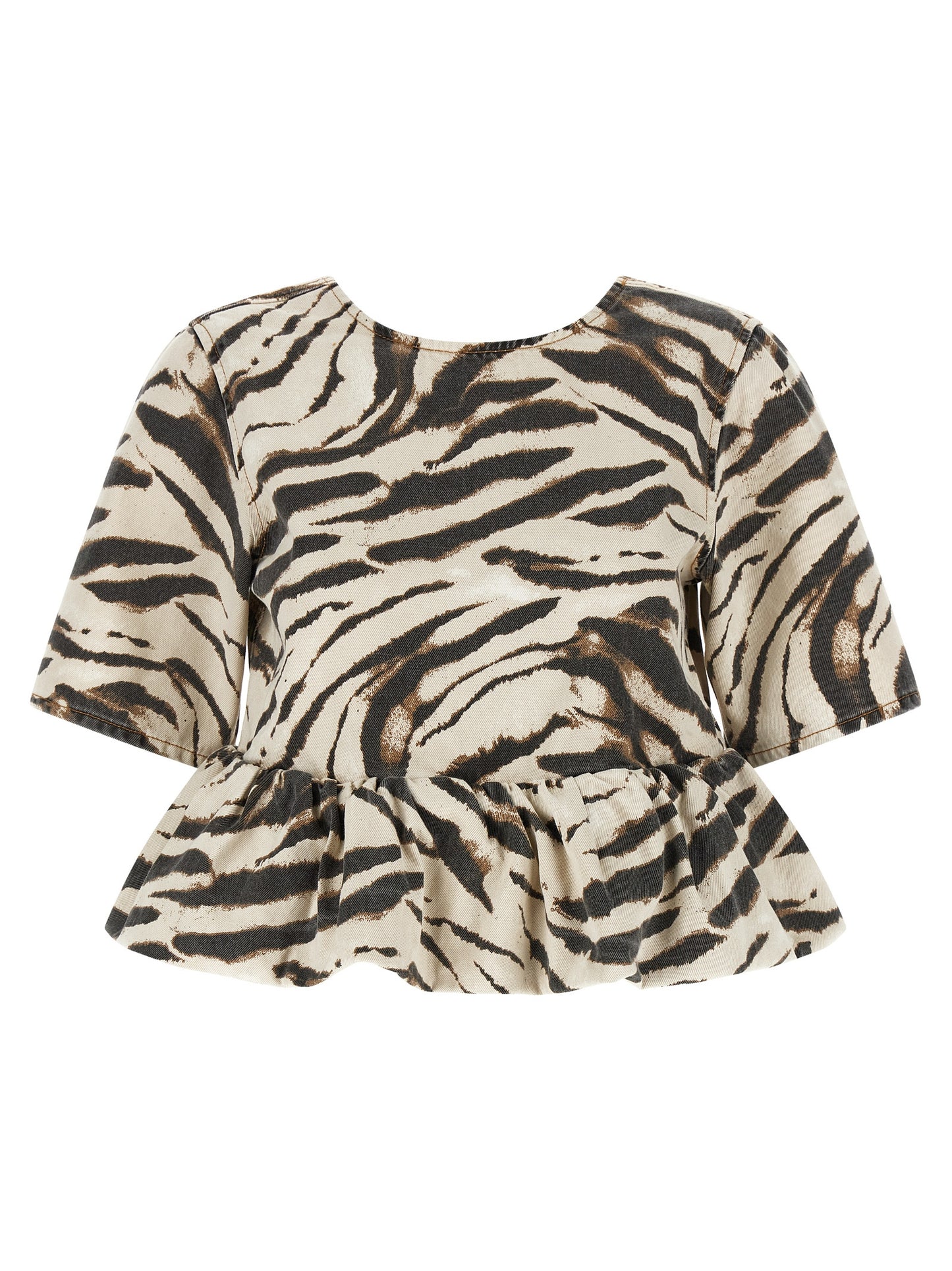 Ganni Multicolor Organic Cotton Shirt