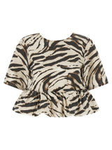 Chemise Ganni en coton biologique multicolore