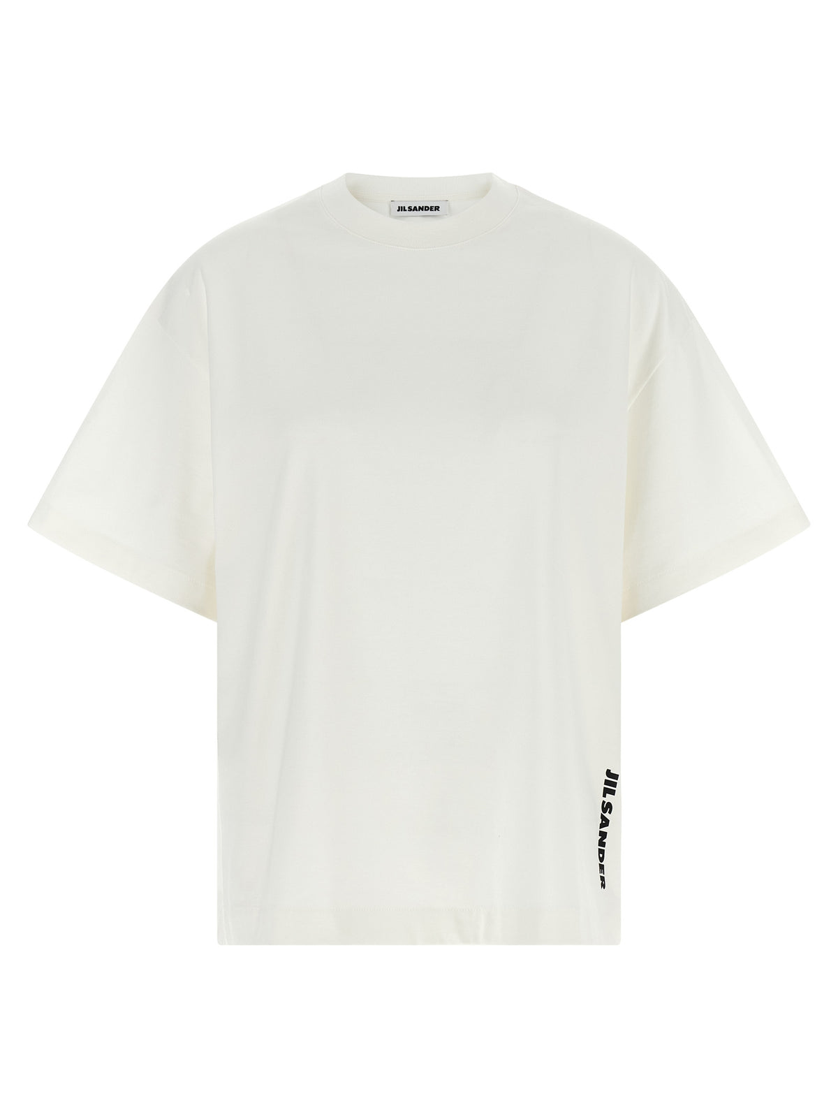 T-shirt bicolore en coton Jil Sander