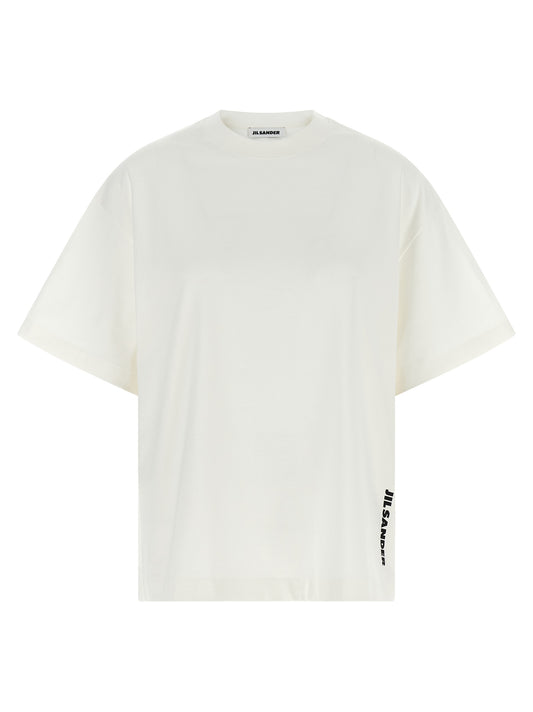 T-shirt bicolore en coton Jil Sander