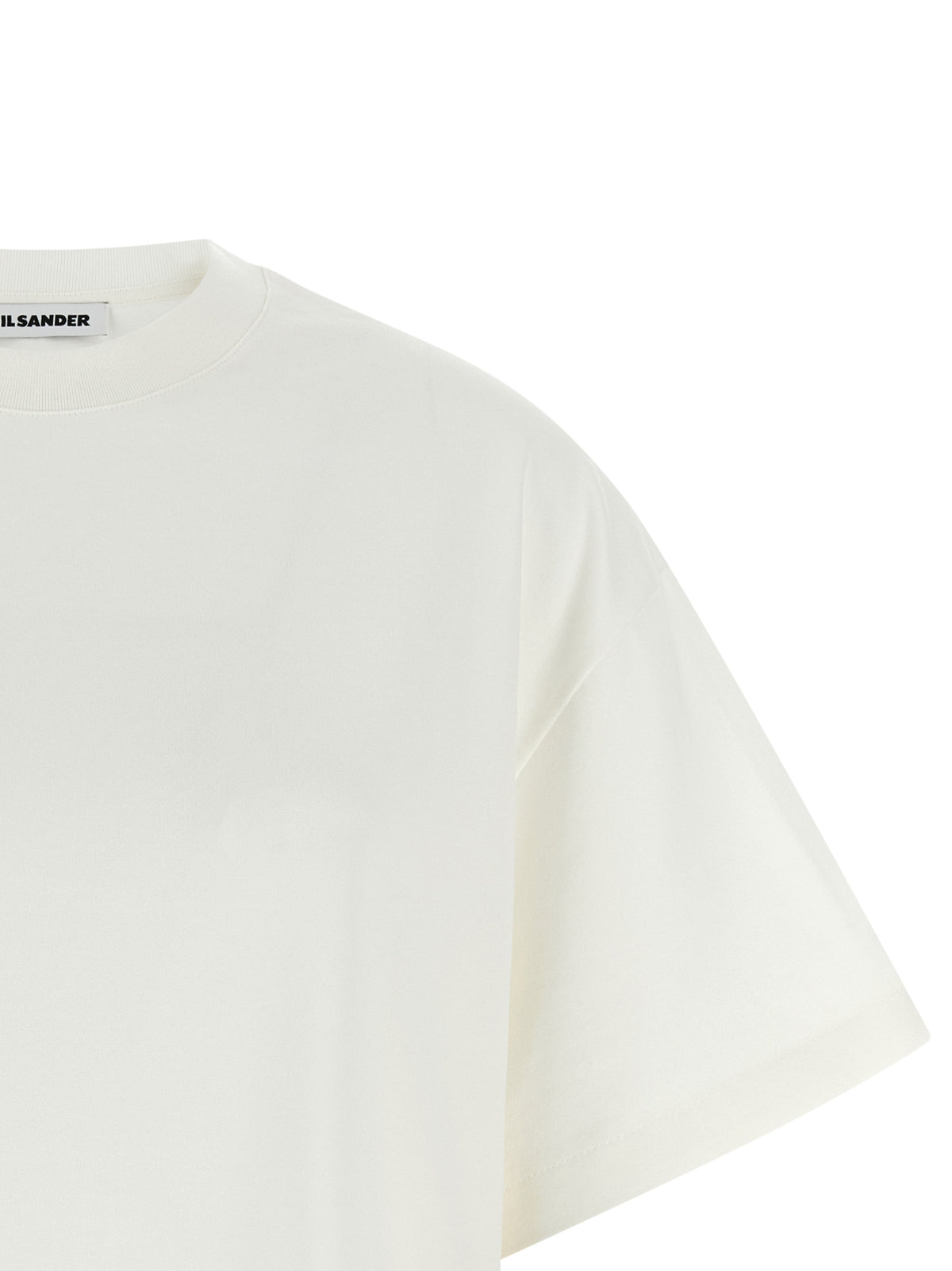 T-shirt bicolore en coton Jil Sander