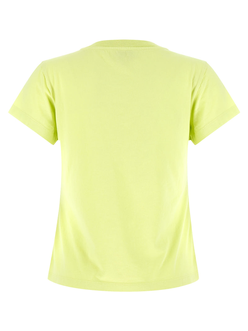 T-shirt bicolore en coton Ganni