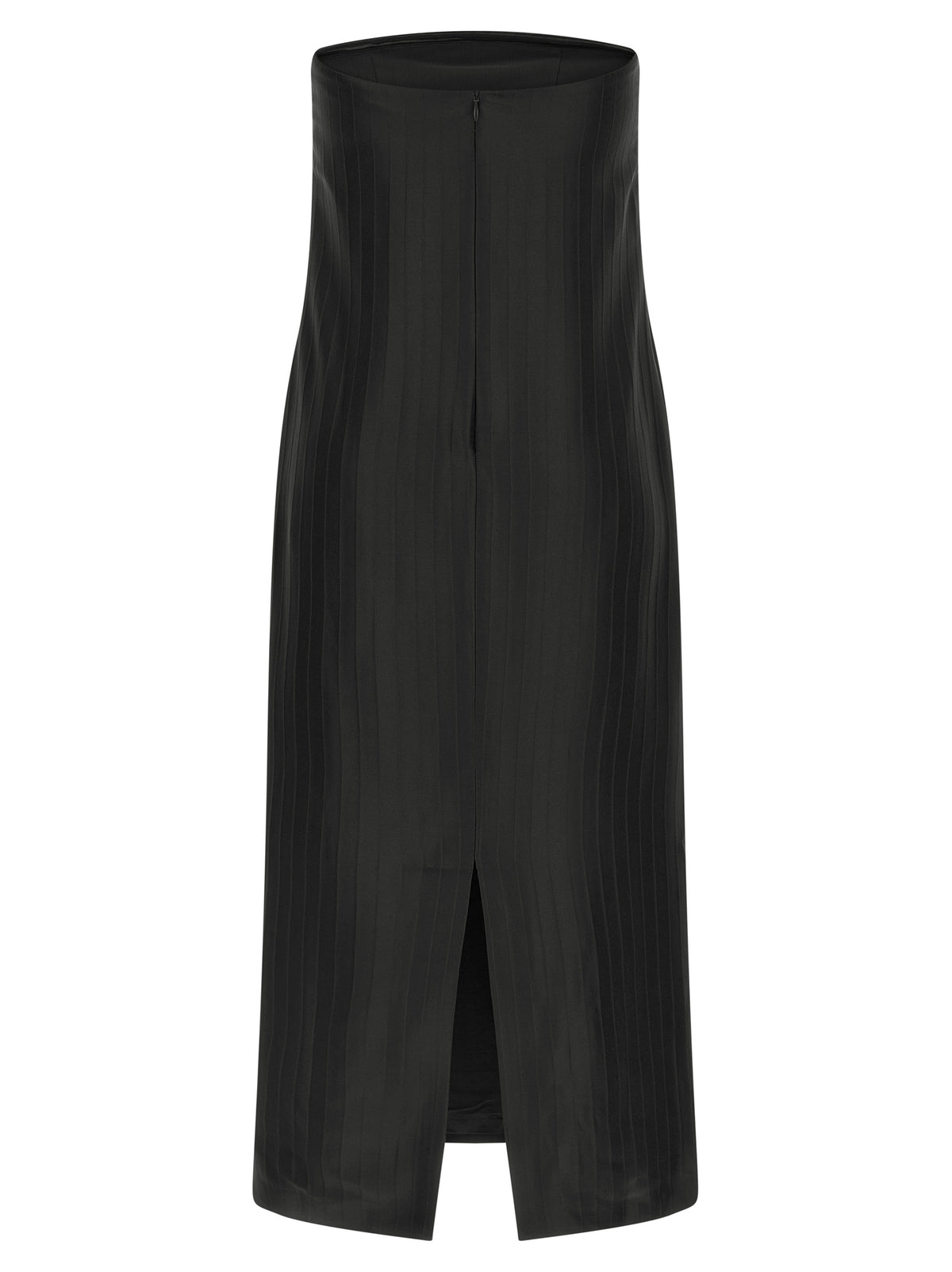 Robe midi Loulou De Saison noire en viscose