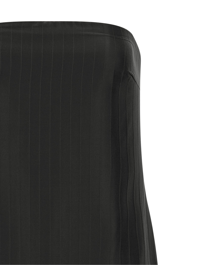 Loulou De Saison Black Viscose Midi Dress