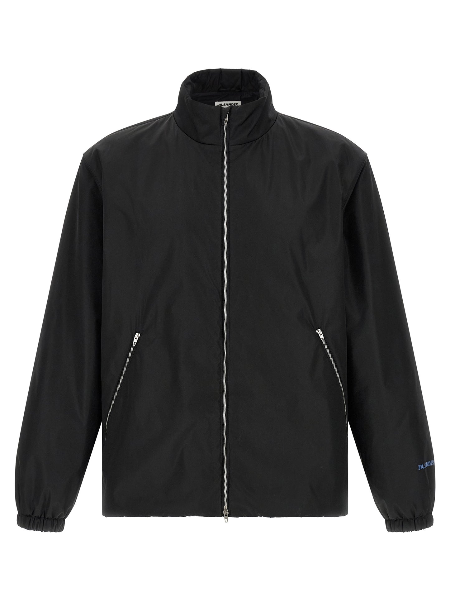 Jil Sander Black Polyester Full-Length Jacket