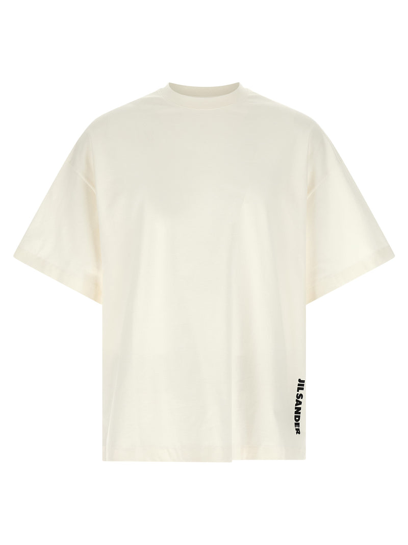 T-shirt bicolore en coton Jil Sander