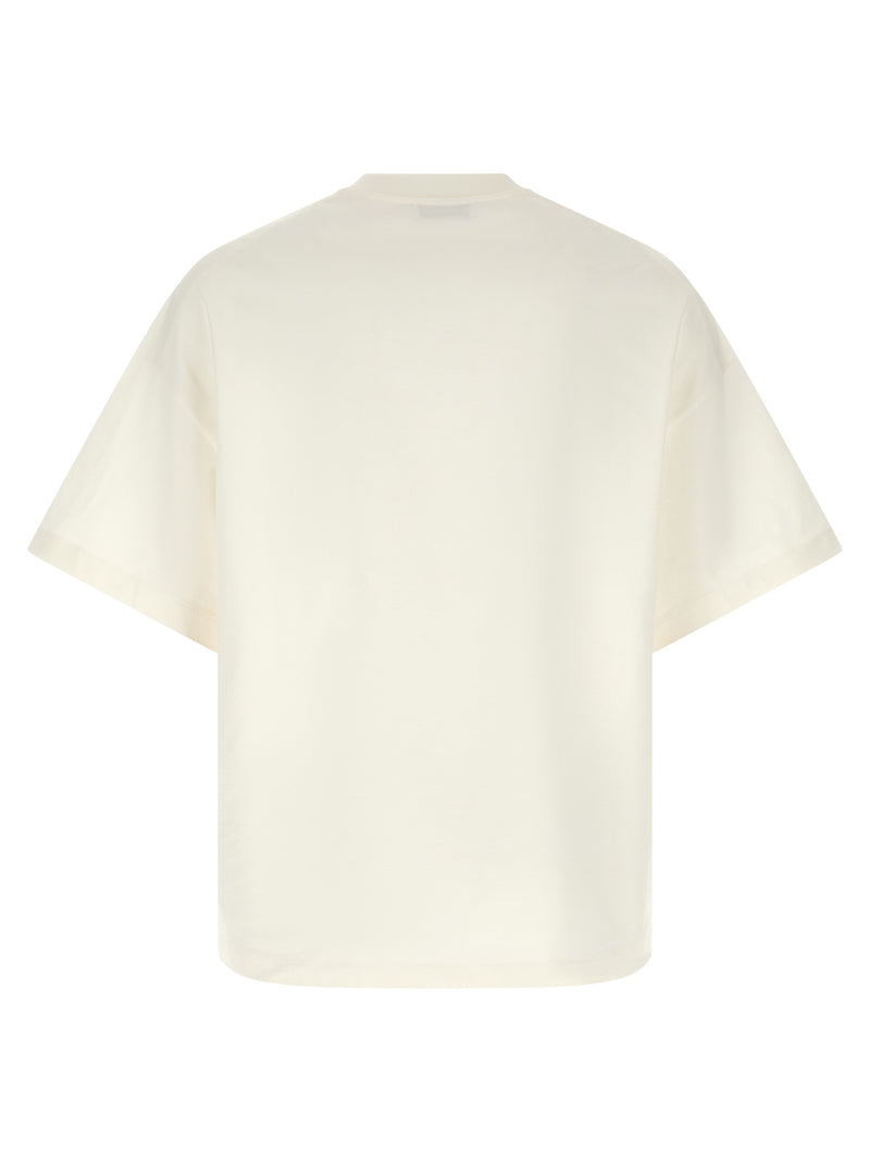 T-shirt bicolore en coton Jil Sander