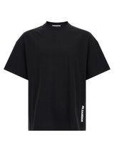 T-shirt bicolore en coton Jil Sander