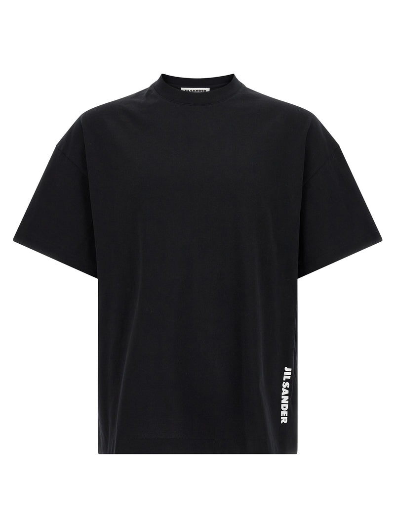 T-shirt bicolore en coton Jil Sander