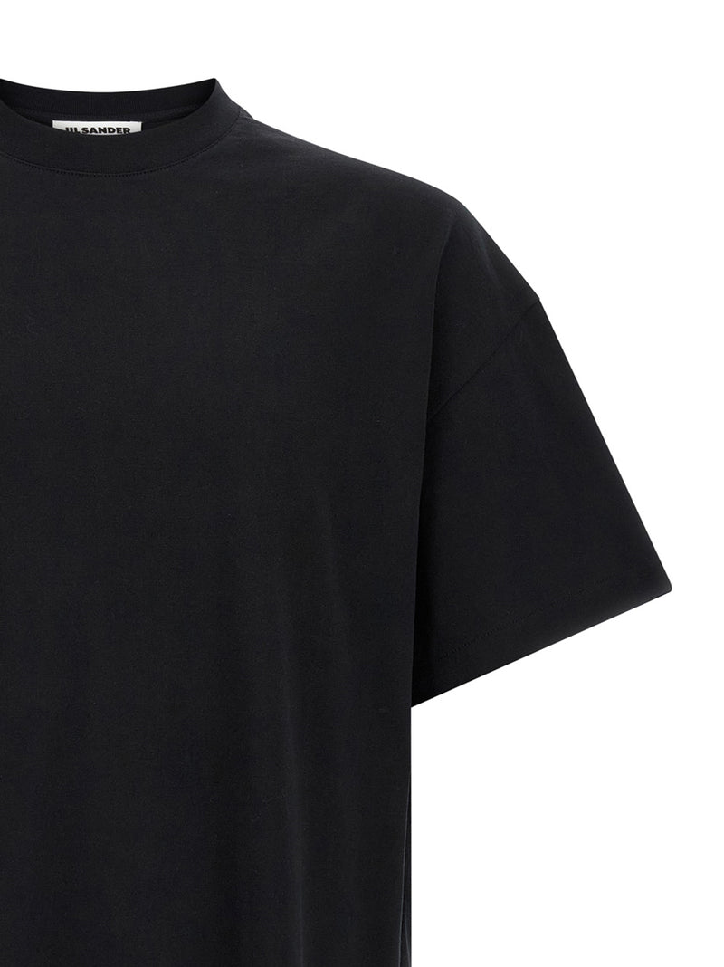 T-shirt bicolore en coton Jil Sander