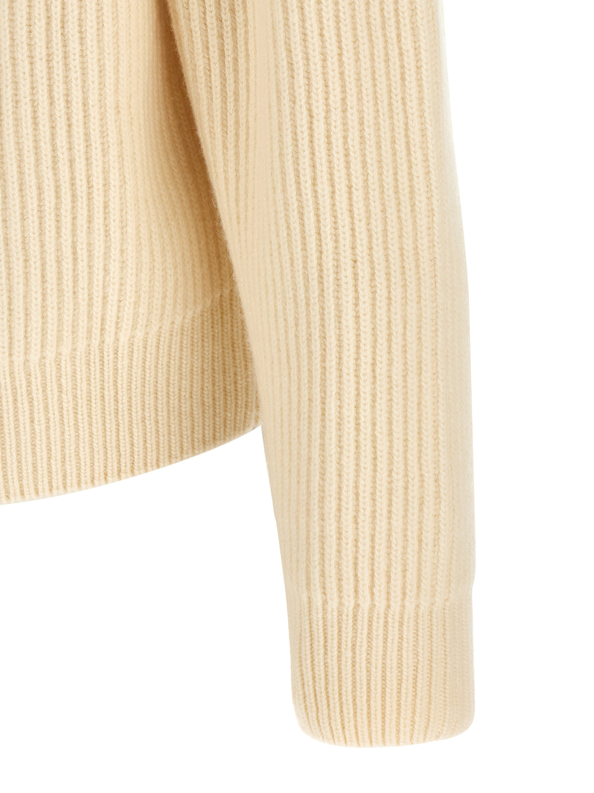 Cardigan en Laine Blanche Jil Sander