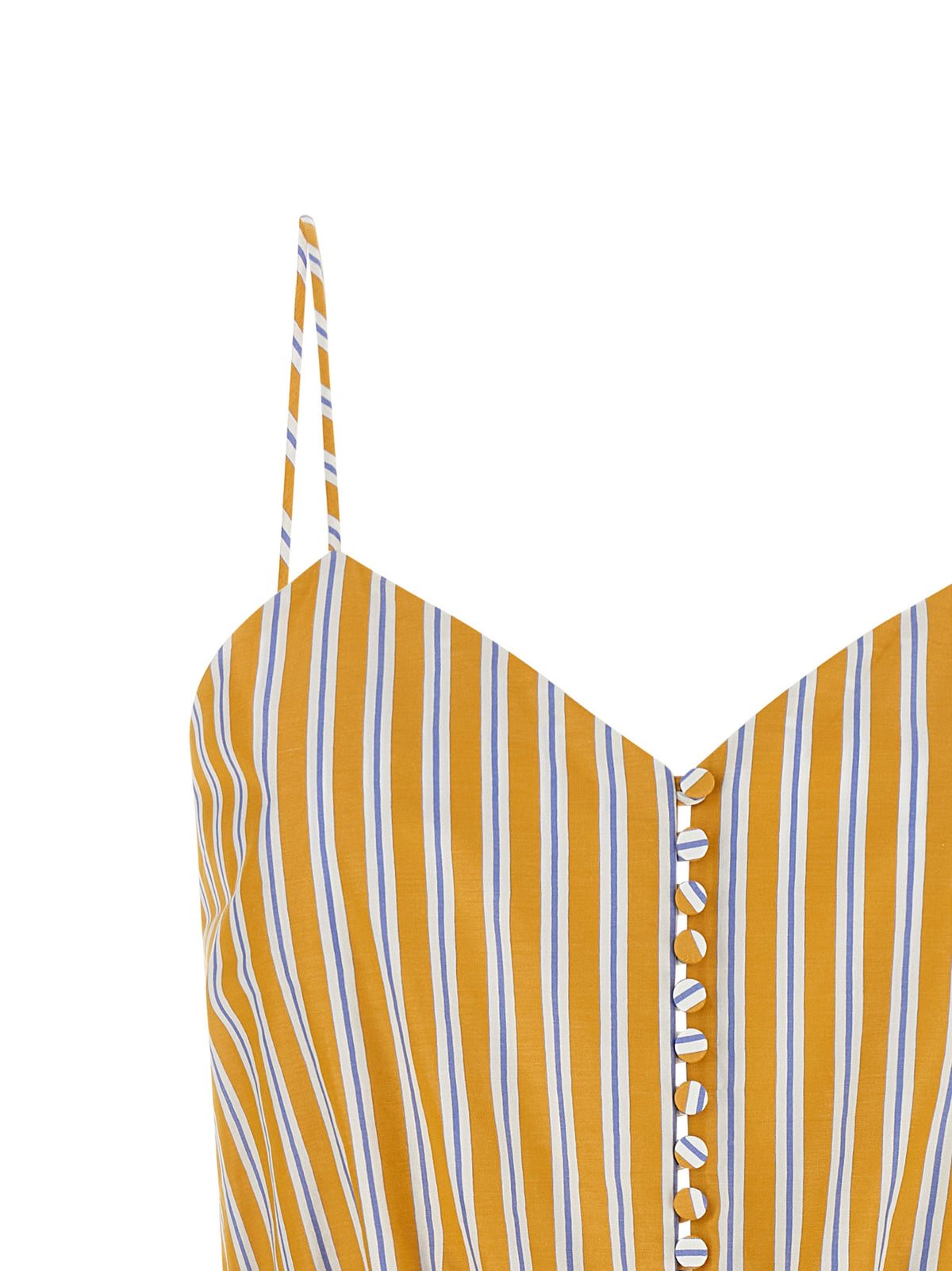 The Andamane Celeste Bicolor Cotton Rompers