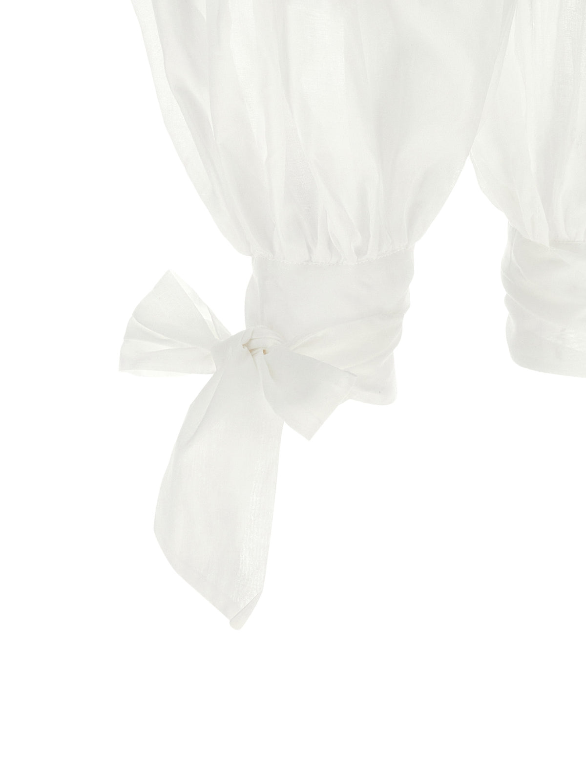 The Andamane Noor White Cotton Casual Pants