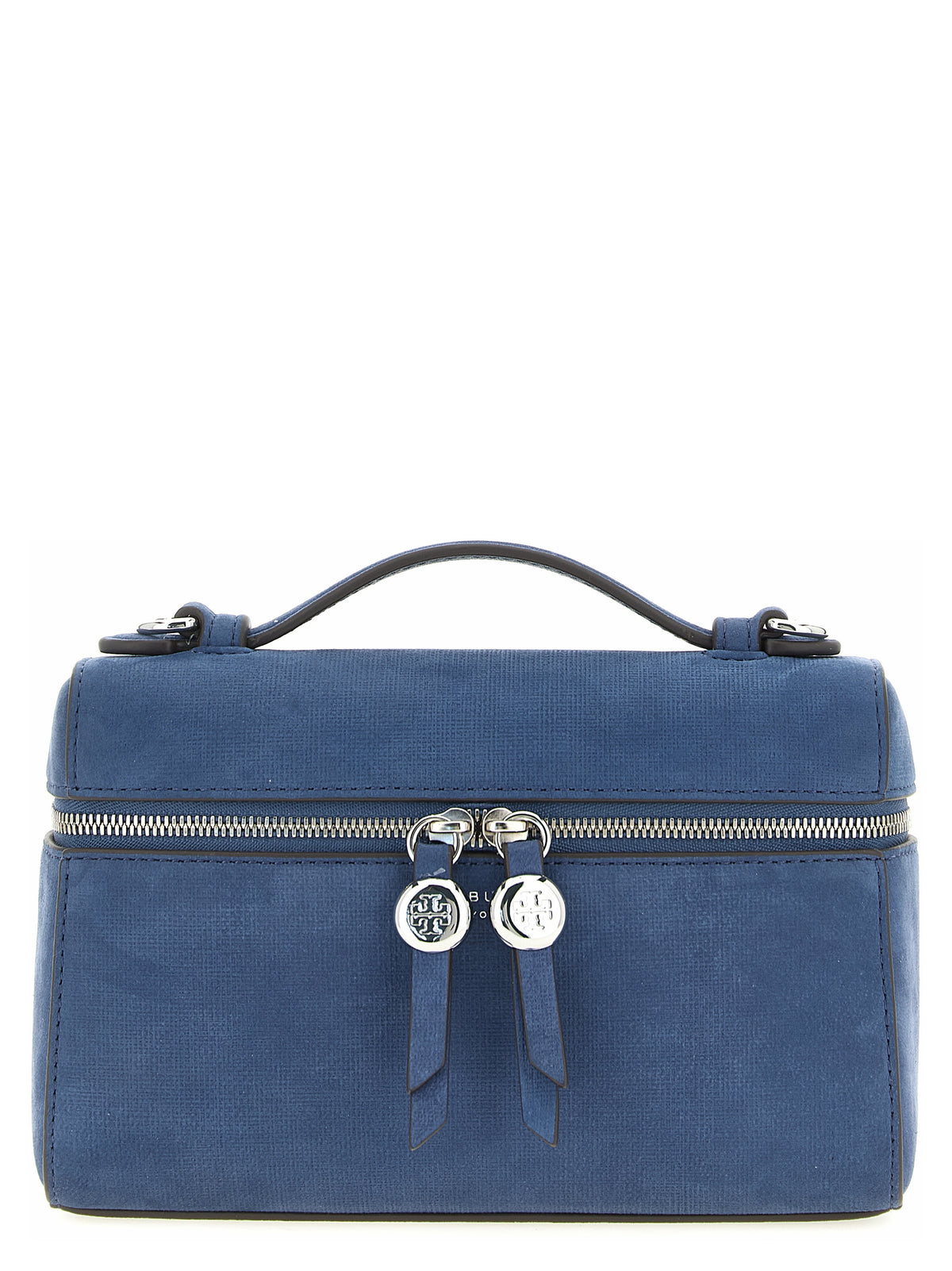 Sac à main en cuir d'agneau bleu Tory Burch