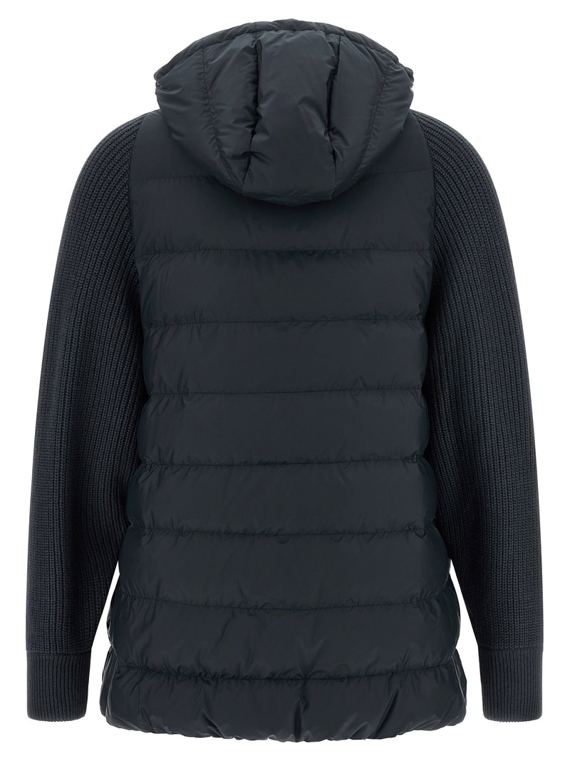 Veste longue Brunello Cucinelli en polyester bleu