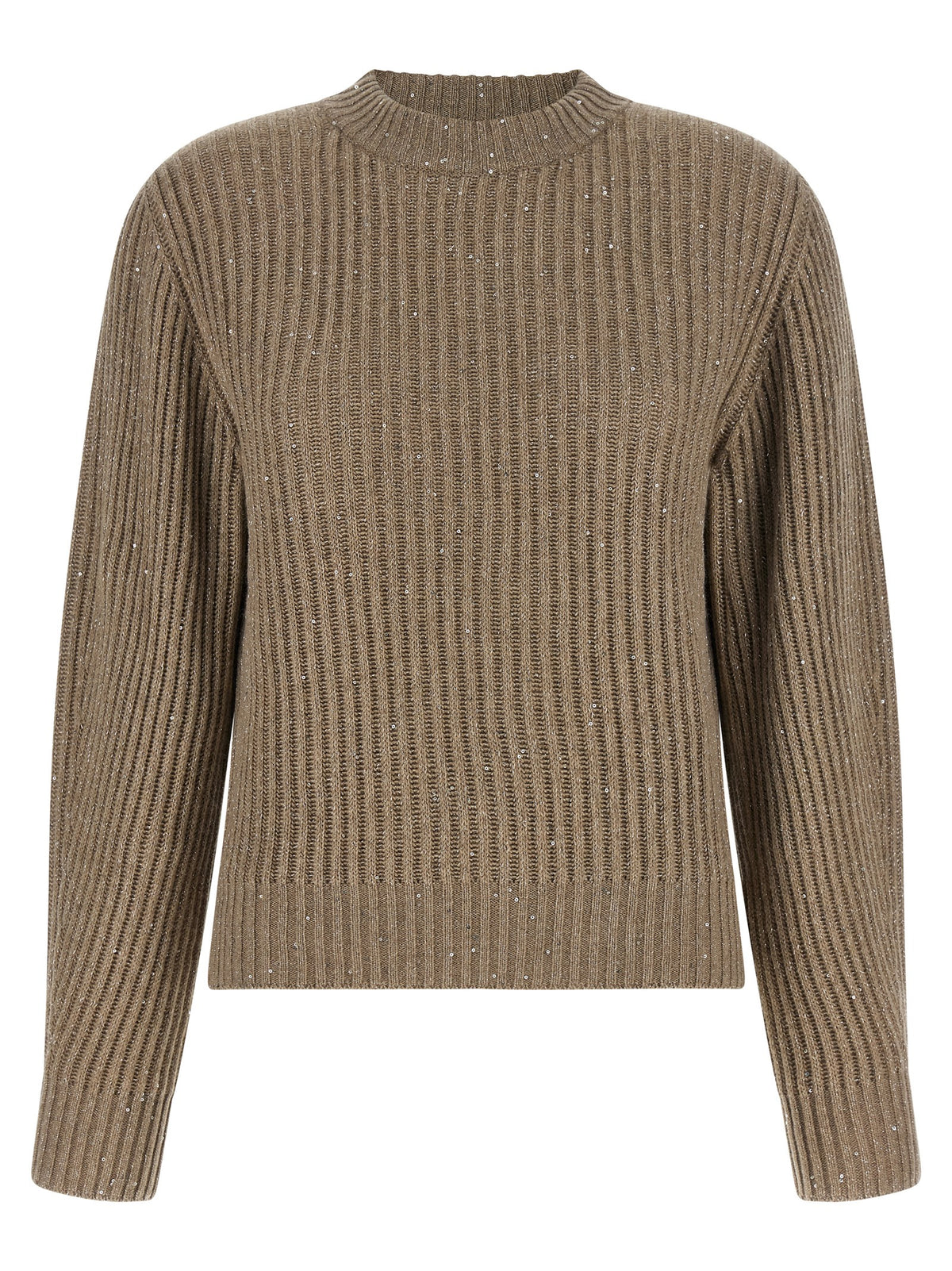Cardigan Brunello Cucinelli en cachemire beige