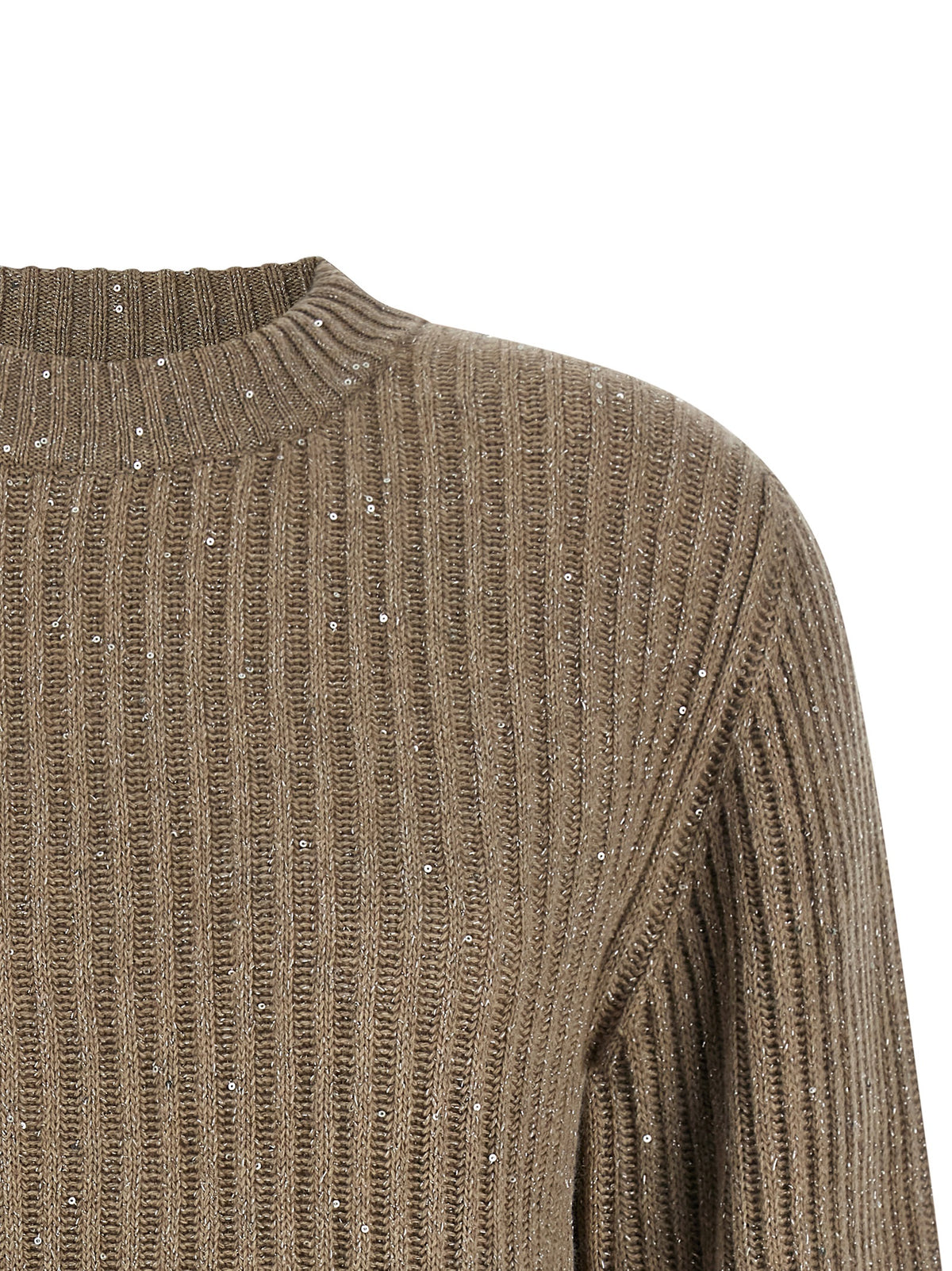 Cardigan Brunello Cucinelli en cachemire beige