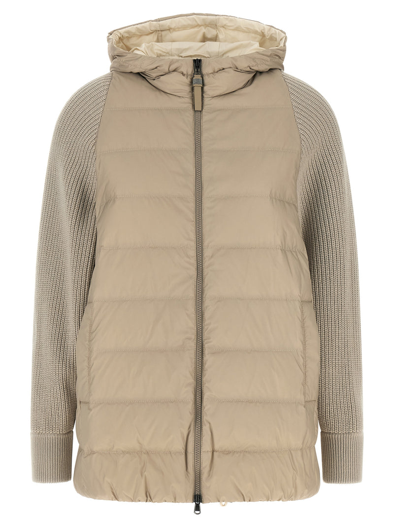 Veste longue Brunello Cucinelli en polyester beige
