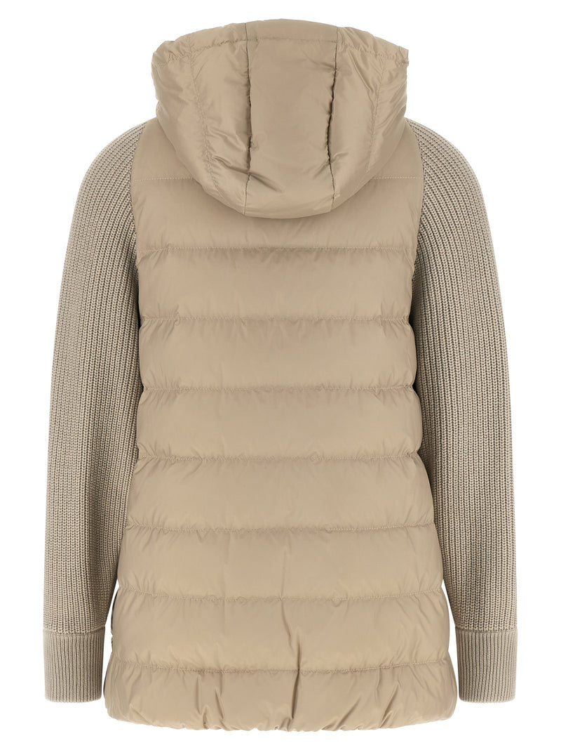 Veste longue Brunello Cucinelli en polyester beige