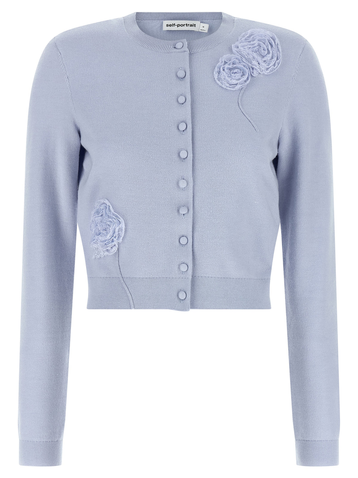 Gilet Self-Portrait en polyester bleu