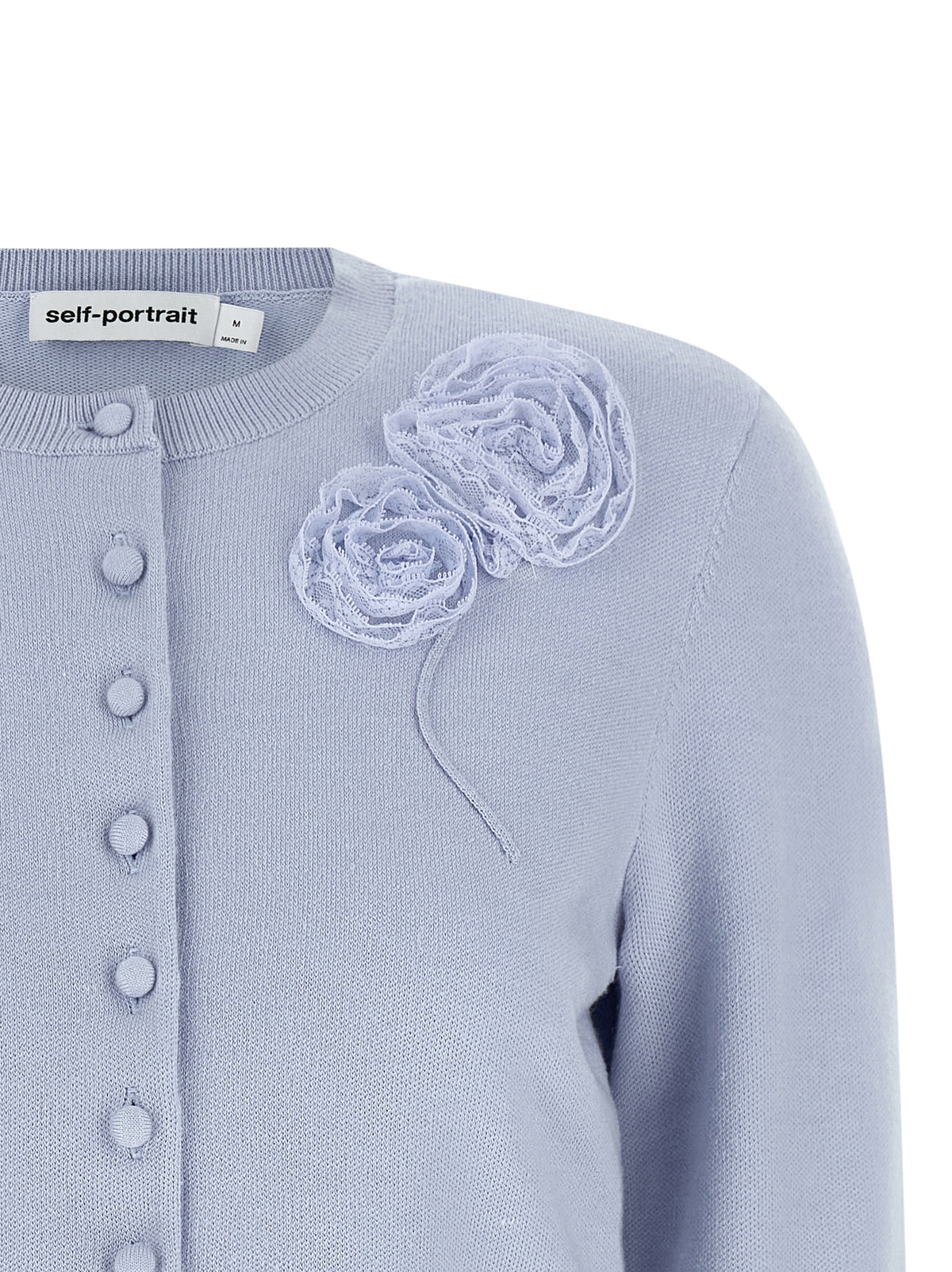Gilet Self-Portrait en polyester bleu