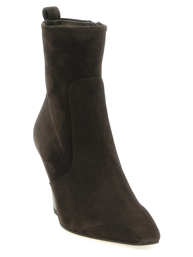 Bottines Brunello Cucinelli en veau marron