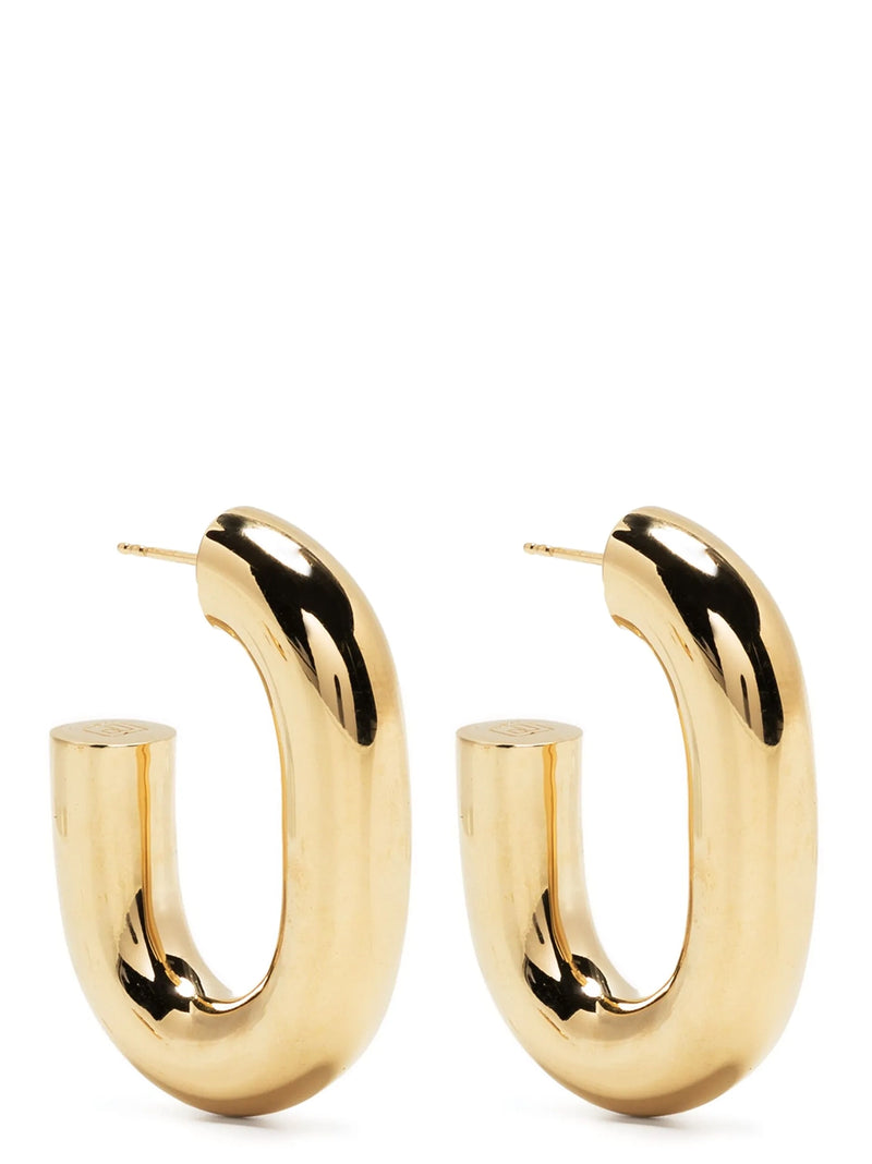Paco Rabanne XL Link Gold Brass Earrings