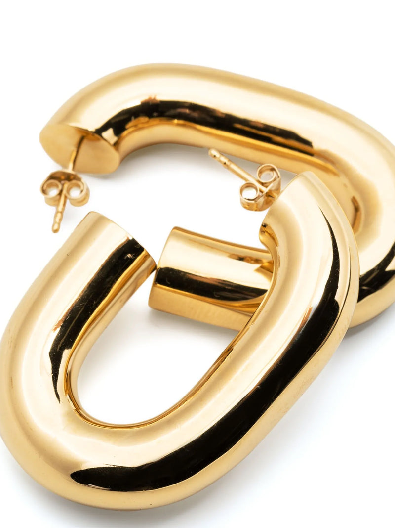 Paco Rabanne XL Link Gold Brass Earrings