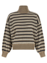 Brunello Cucinelli Cardigan multicolore en laine vierge