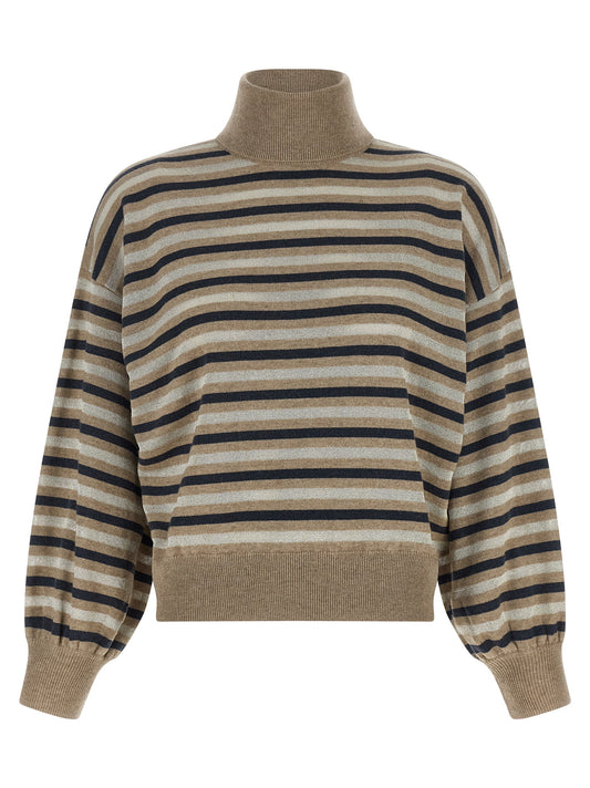Brunello Cucinelli Cardigan multicolore en laine vierge