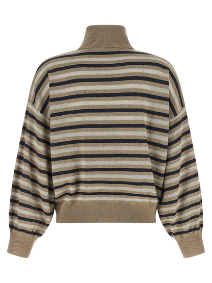 Brunello Cucinelli Multicolor Virgin Wool Cardigan