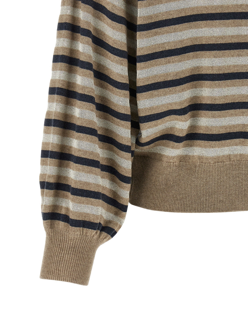 Brunello Cucinelli Multicolor Virgin Wool Cardigan