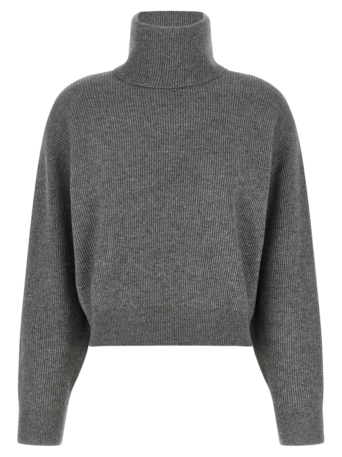Cardigan gris en laine vierge Brunello Cucinelli