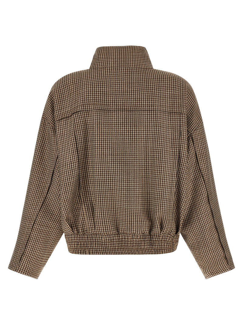 Veste Brunello Cucinelli en laine vierge marron