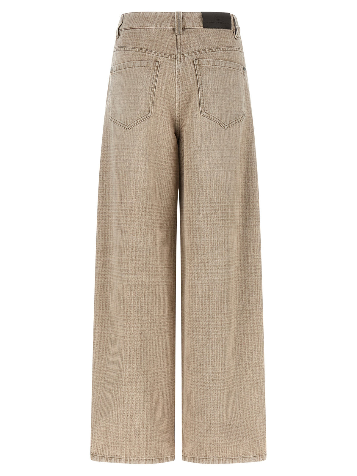 Brunello Cucinelli Jean en coton beige Denim